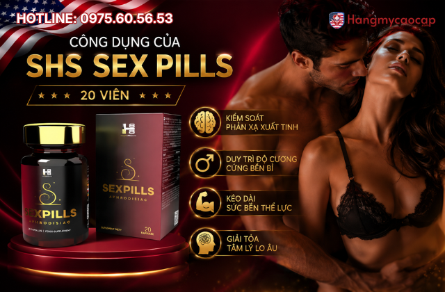 Công dụng của SHS Sex Pills 20 viên