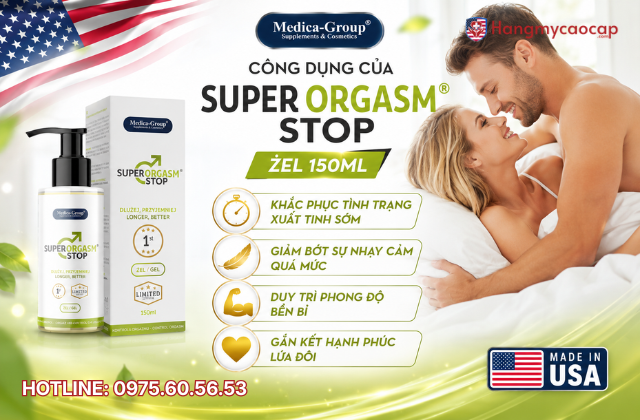 Công dụng của Super Orgasm Stop żel 150ml