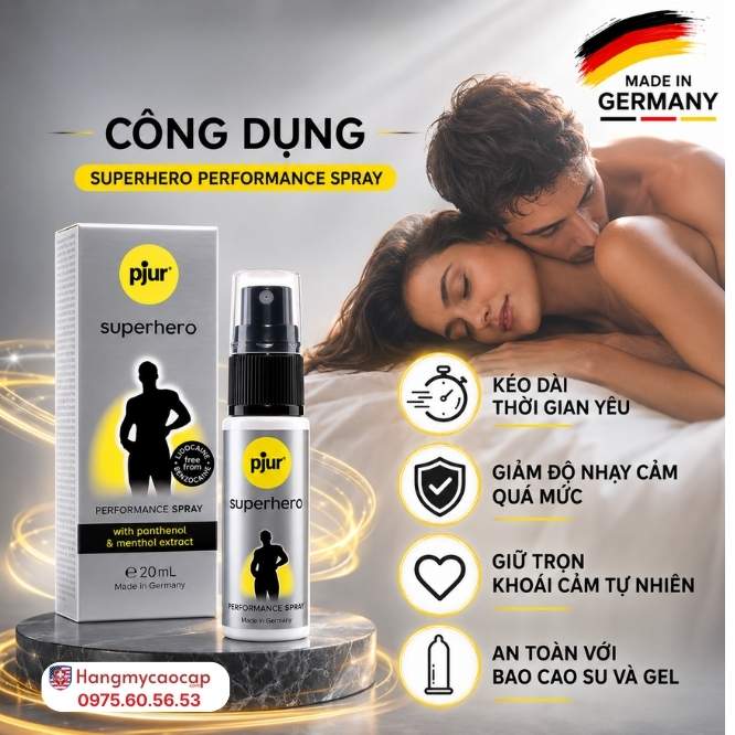 5 Công Dụng Vượt Trội Từ Superhero Performance Spray