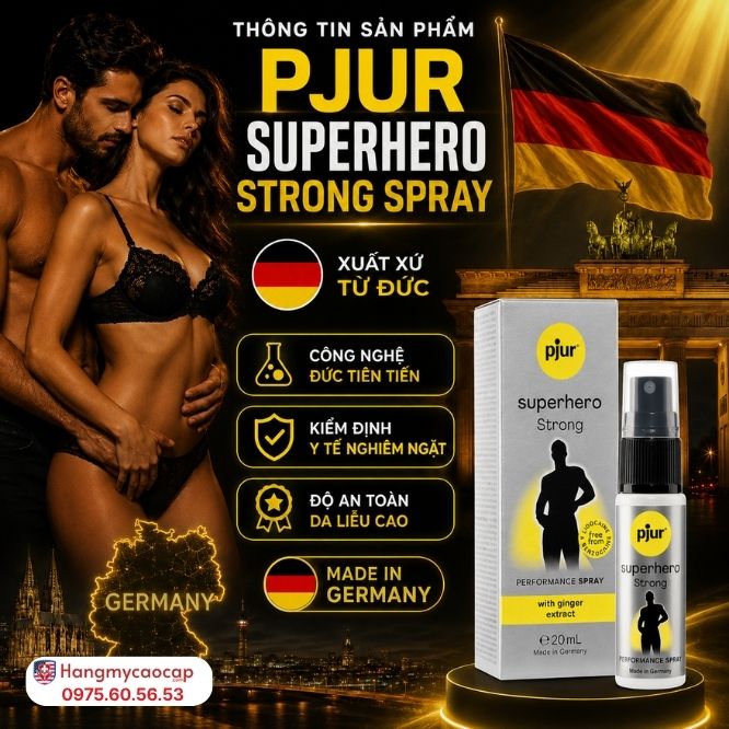 Tổng Quan Về Xịt Chống Xuất Tinh Sớm Superhero Strong Spray