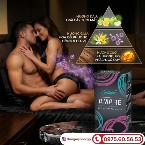 Thành phần tự nhiên trong nước hoa AMARE 100ml