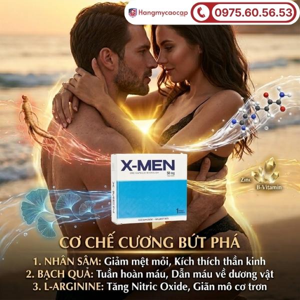 Thành phần tự nhiên trong viên uống X-men