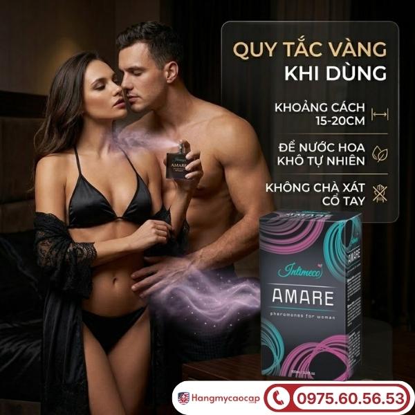 Hướng dẫn sử dụng nước hoa AMARE 100ml đúng cách