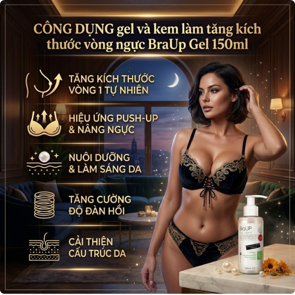Công dụng của BraUp Gel 150ml