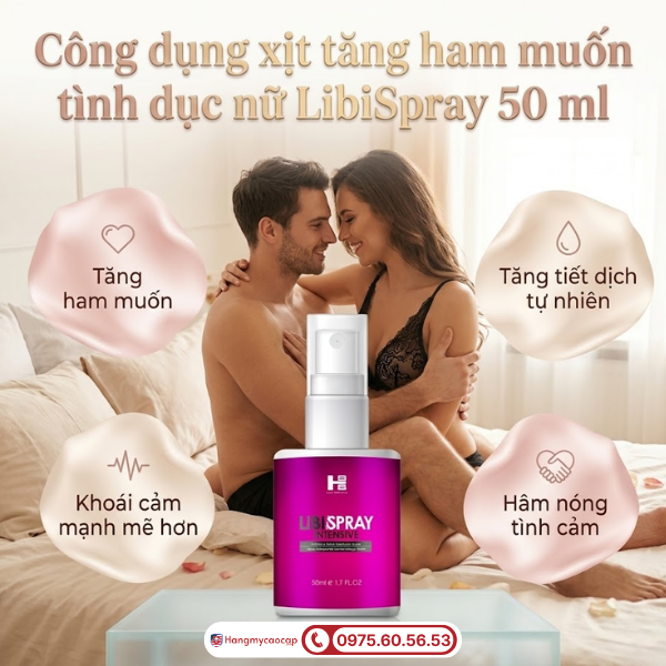 Công dụng của LibiSpray 50 ml