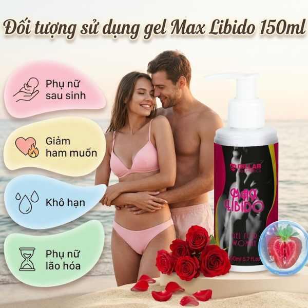 Đối tượng sử dụng gel Max Libido 150ml
