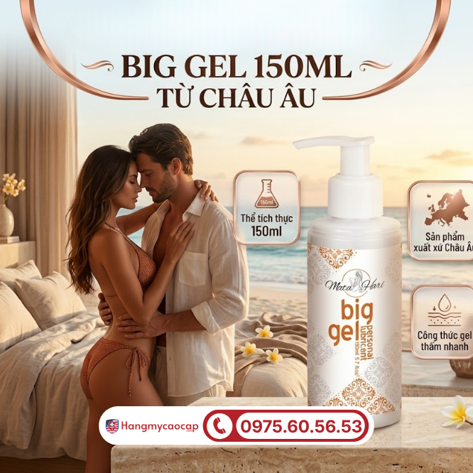 Tổng quan về siêu phẩm Big Gel Personal Lubricant 150ml