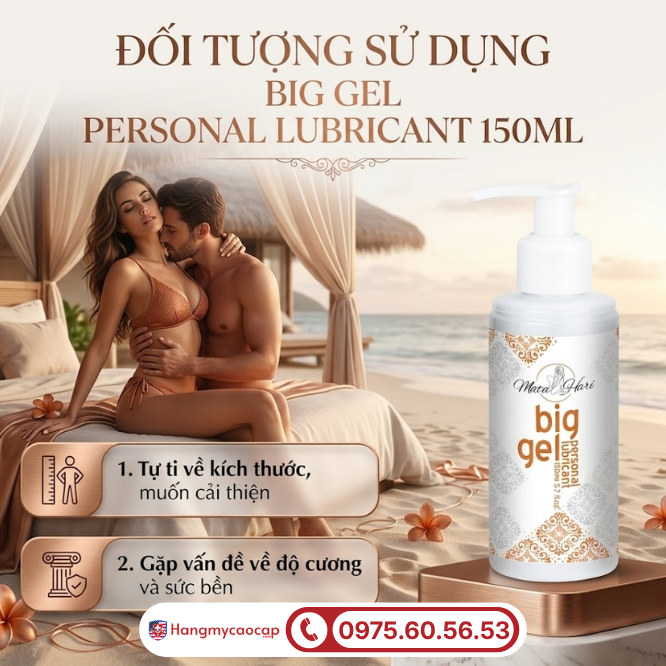 Những ai nên sử dụng Big Gel Personal Lubricant 150ml?