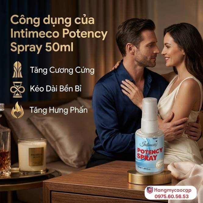 Công Dụng Vượt Trội Của Intimeco Potency Spray