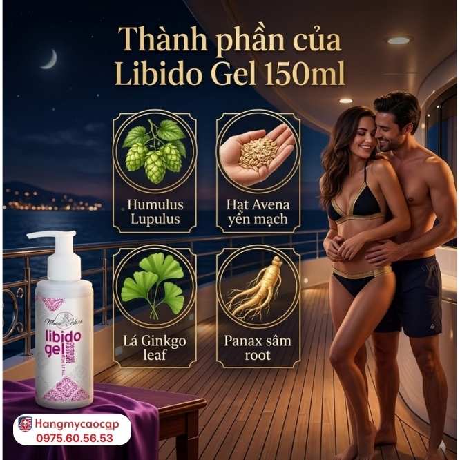 Thành Phần Thảo Dược Thiên Nhiên Lành Tính Của Libido Gel 
