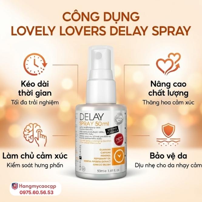 Công Dụng Vượt Trội Của Lovely Lovers Delay Spray Cho Cuộc Yêu 