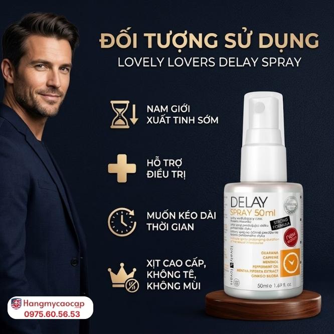 Đối Tượng Nên Sử Dụng Xịt Kéo Dài Thời Gian Lovely Lovers