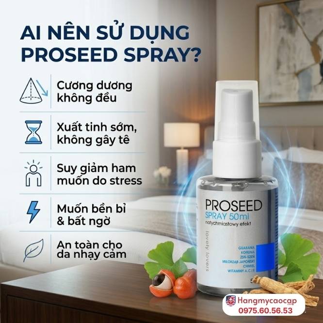 Ai Nên Lựa Chọn Lovely Lovers Proseed Spray?