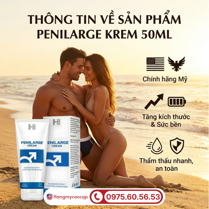 Tổng quan về sản phẩm Penilarge Krem 50ml