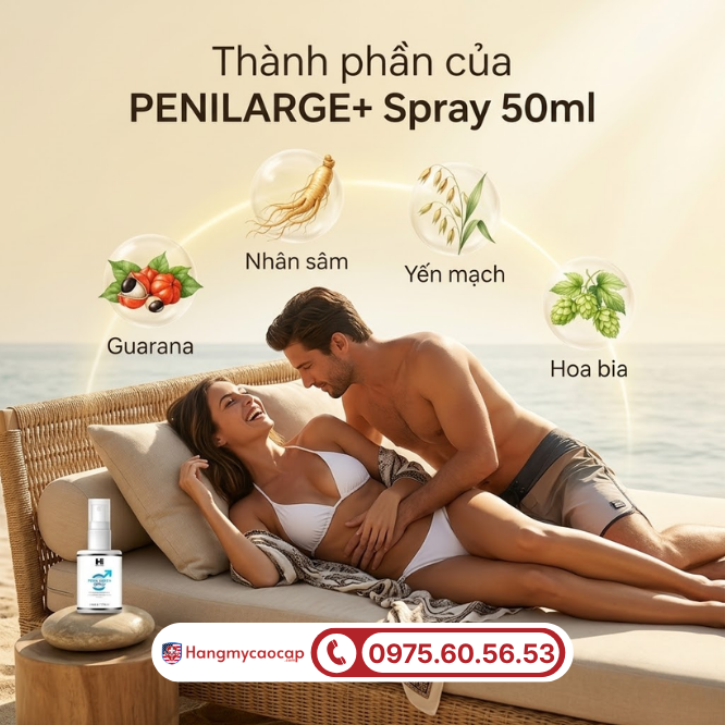Thành phần thảo dược của PENILARGE+ Spray 50ml