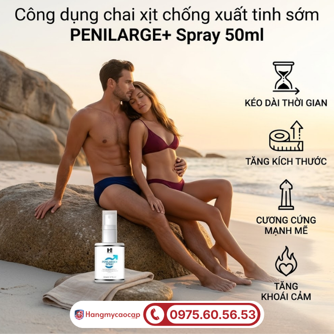 Công dụng vượt trội của chai xịt PENILARGE+ Spray 50ml