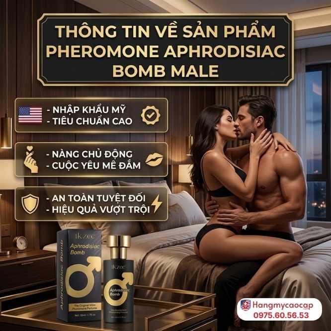 Thông Tin Về Sản Phẩm Pheromone Aphrodisiac Bomb Male