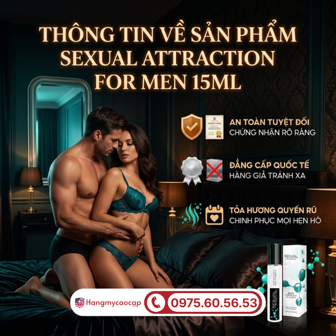 Tổng quan về nước hoa Sexual Attraction For Men 15ml