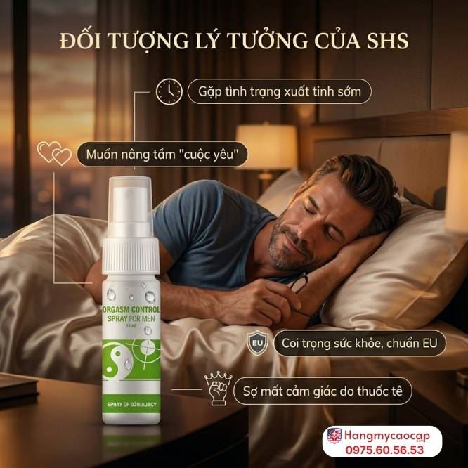 Đối Tượng Sử Dụng Phù Hợp Với SHS Orgasm Control Spray