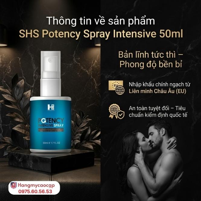 Tổng Quan Về Sản Phẩm SHS Potency Spray Intensive 50ml