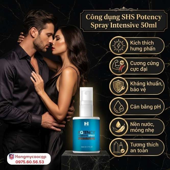 Công Dụng Vượt Trội Của Xịt Kéo Dài Thời Gian SHS Potency Spray