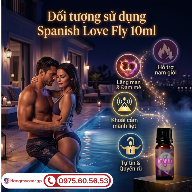 Đối tượng phù hợp sử dụng Spanish Love Fly 10ml