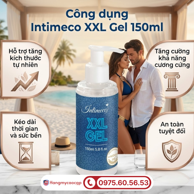 Những công dụng lý tưởng của XXL Gel 150ml