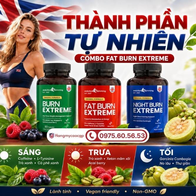 Chiết xuất thảo dược quý giá có trong Combo Fat Burn Extreme