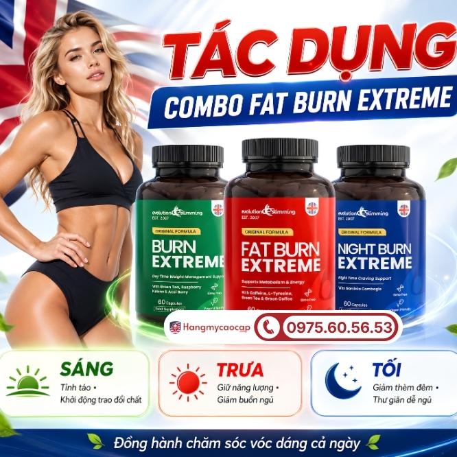 Cơ chế tác động vượt trội của Combo Fat Burn Extreme