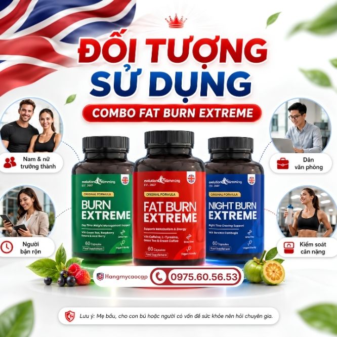 Những ai nên sử dụng Combo Fat Burn Extreme này?
