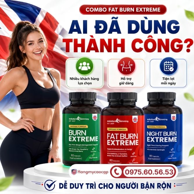 Những câu chuyện thành công nhờ kiên trì sử dụng Combo Fat Burn Extreme