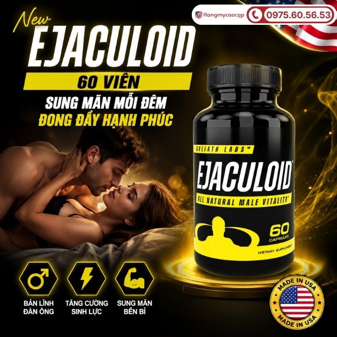 Thông tin tổng quan về sản phẩm Ejaculoid New 60 viên
