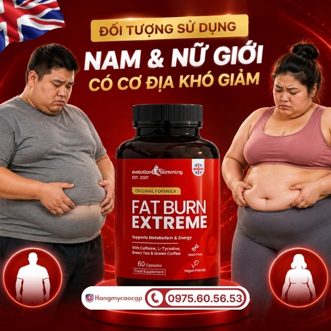 Đối tượng phù hợp sử dụng Fat Burn Extreme 60 viên