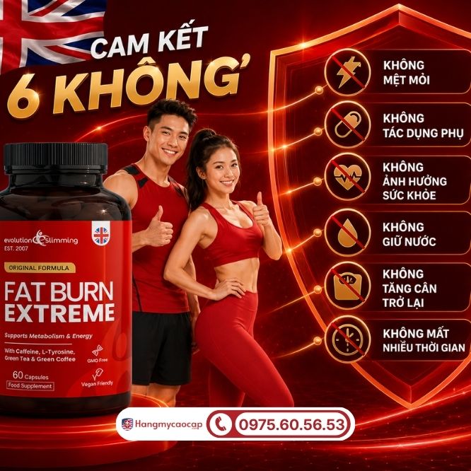 Công dụng vượt trội của Fat Burn Extreme 60 viên