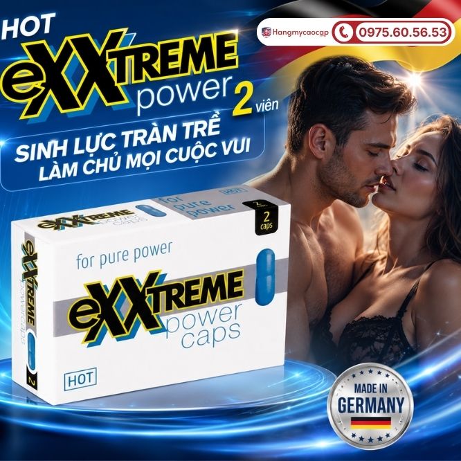Thông tin về sản phẩm tăng cường sinh lý nam Hot Exxtreme power 2 viên
