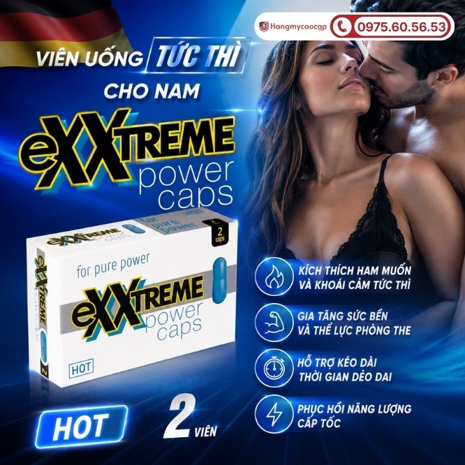 Những lợi ích vượt trội của Hot Exxtreme power 2 viên