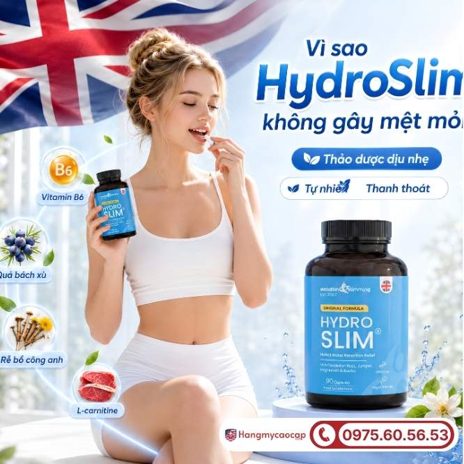 Tại sao viên uống HydroSlim không gây mệt mỏi?