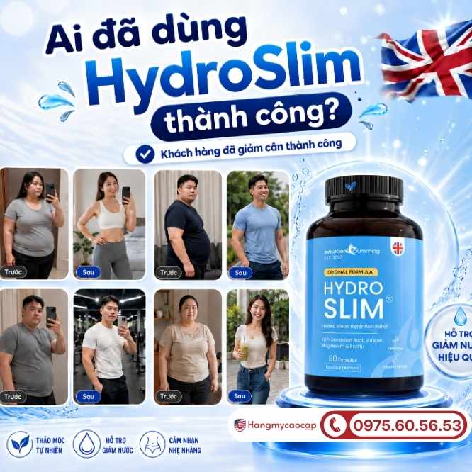 Ai đã dùng viên uống HydroSlim thành công?