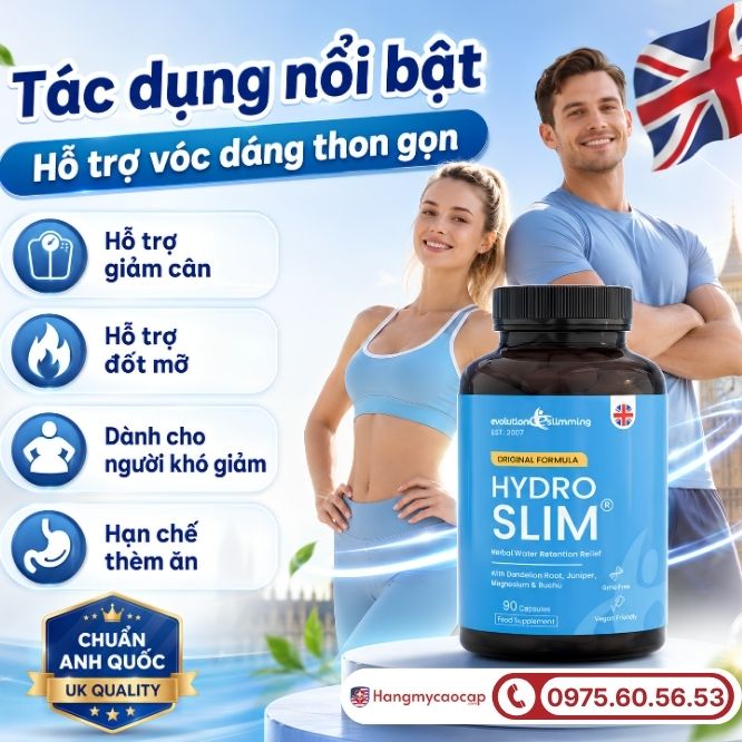 Tác dụng vượt trội của viên uống HydroSlim