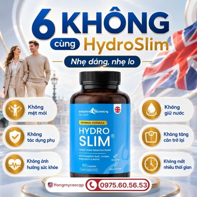 Tác dụng vượt trội của viên uống HydroSlim