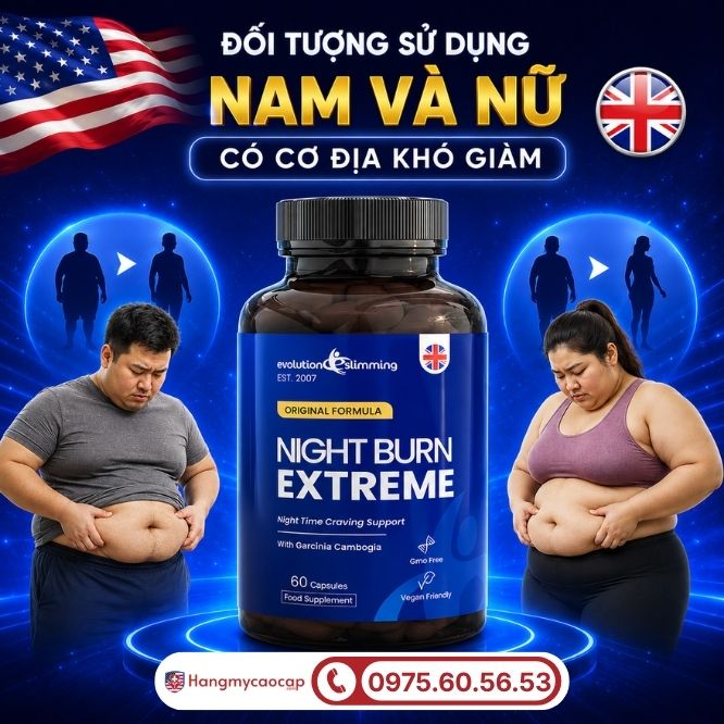 Những ai nên dùng viên uống Night Burn Extreme 60 viên từ Anh Quốc?