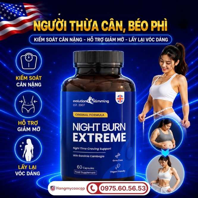 Những ai nên dùng viên uống Night Burn Extreme 60 viên từ Anh Quốc?