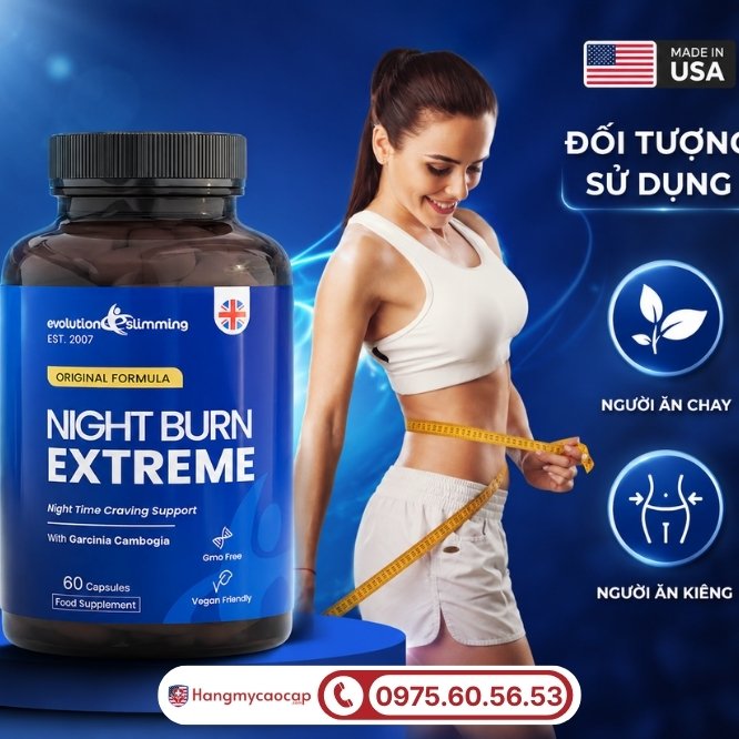 Những ai nên dùng viên uống Night Burn Extreme 60 viên từ Anh Quốc?