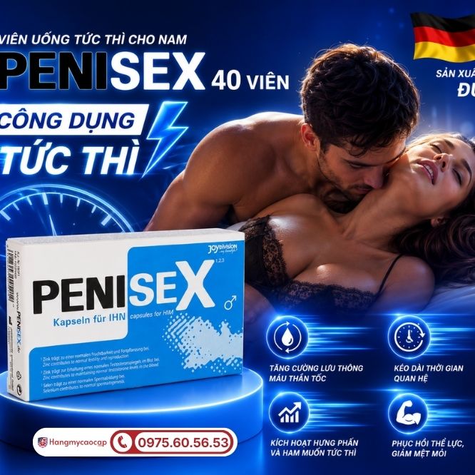 Những công dụng vượt trội của viên uống PENISEX 40 viên