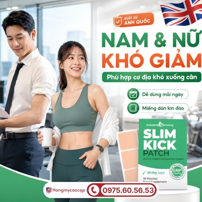 Đối tượng nào nên lựa chọn miếng dán giảm cân Slim Kick 30 miếng?