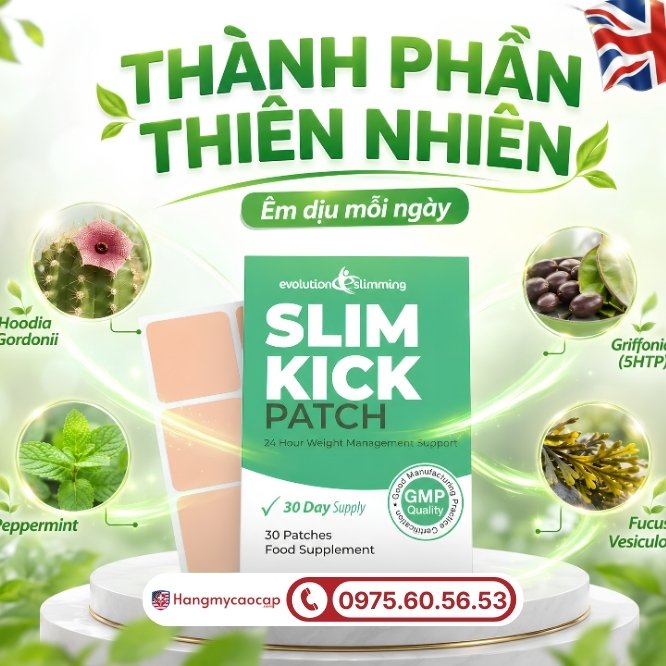 Phân tích công thức hoạt chất tự nhiên bên trong Slim Kick 30 miếng