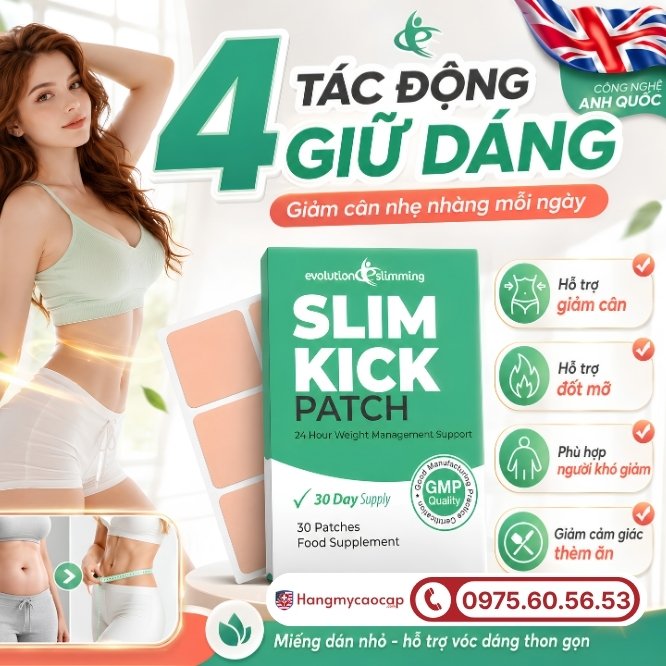 Những hiệu quả vượt trội mà Slim Kick 30 miếng mang lại cho cơ thể