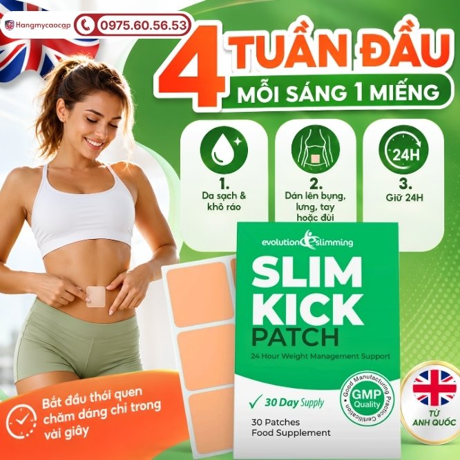 Quy trình sử dụng Slim Kick 30 miếng chuẩn chỉnh để đạt kết quả tối ưu