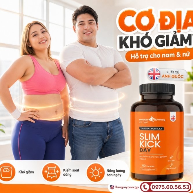 Những ai nên lựa chọn viên uống Slim Kick Day nhập khẩu Anh Quốc?