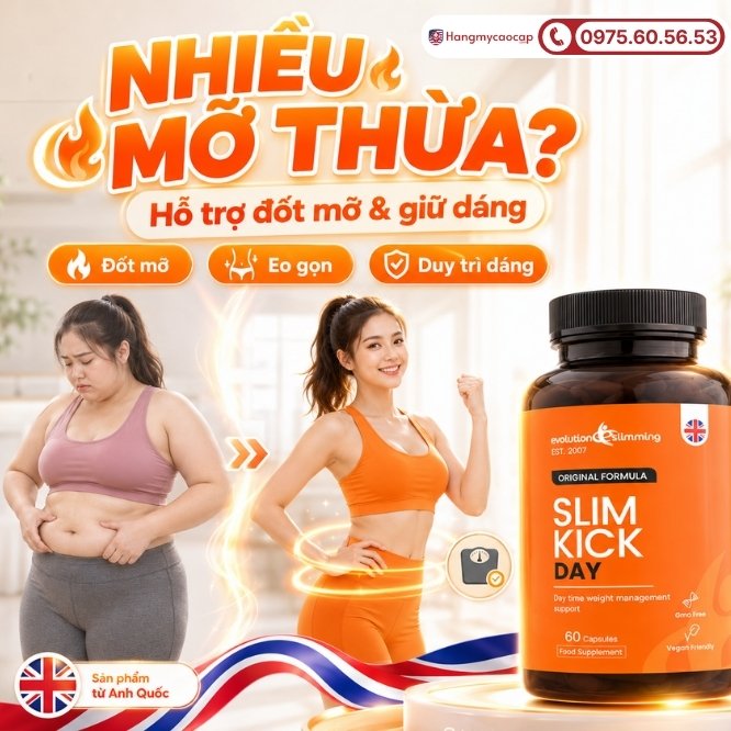 Những ai nên lựa chọn viên uống Slim Kick Day nhập khẩu Anh Quốc?